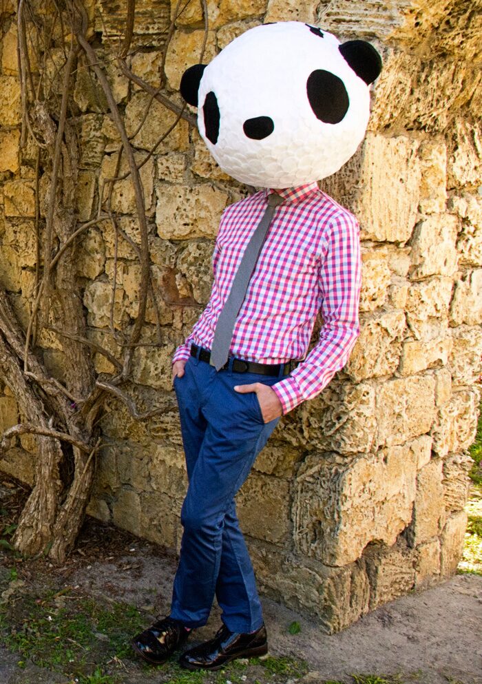 Peter’s Pink Check Shirt & Chinos