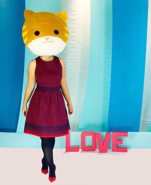 Izzie Loving Navy & Red