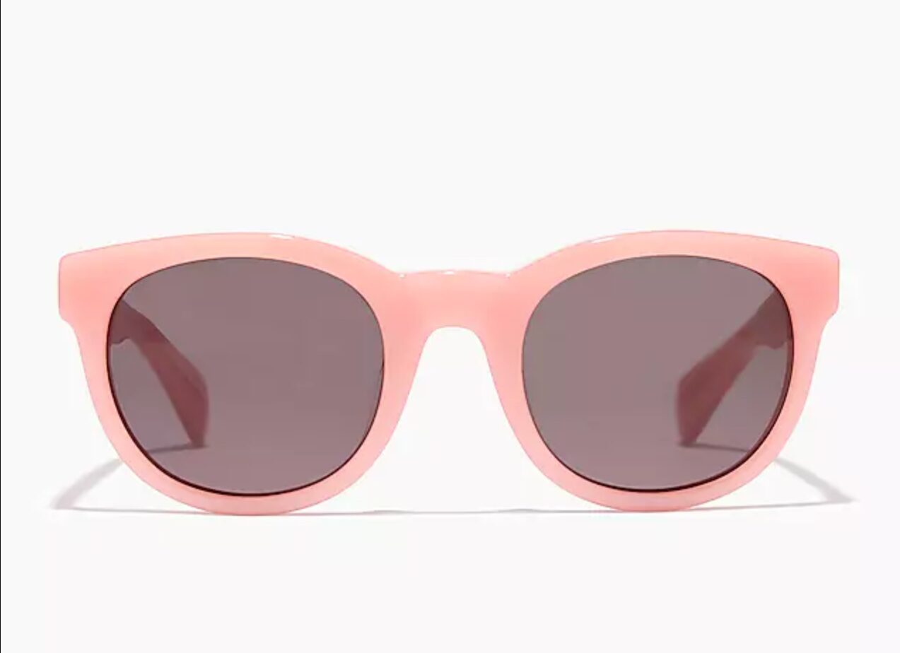 Cute pink bubblegum sunglasses from jcrew