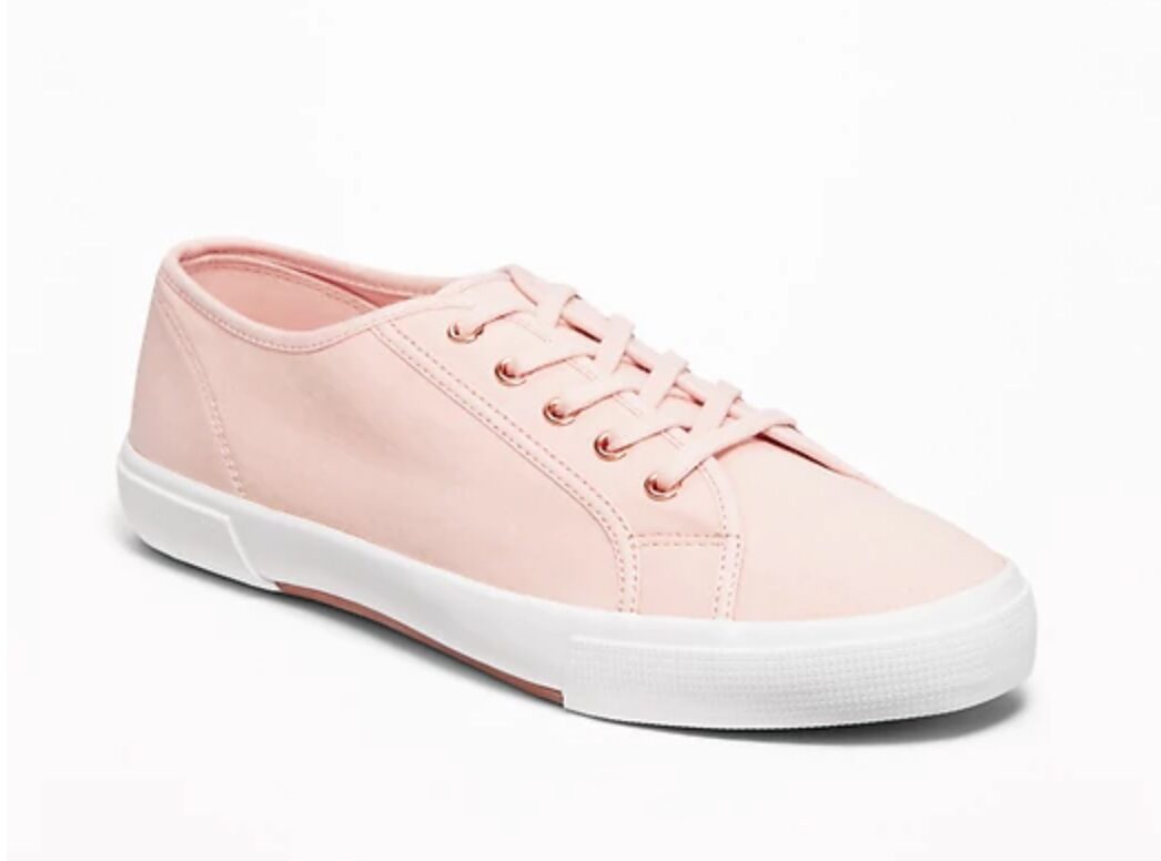 blush pink sneakers from Old Navy super cheap and cute