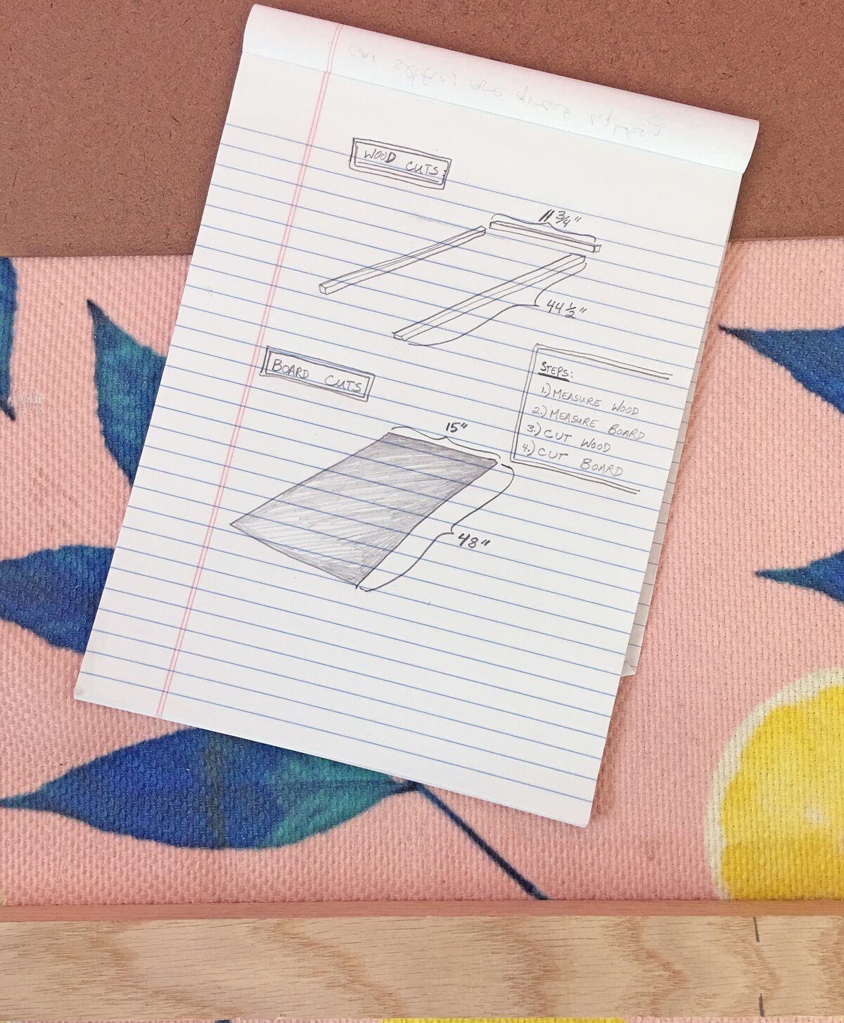 How to build a dog ramp tutorial - diagram