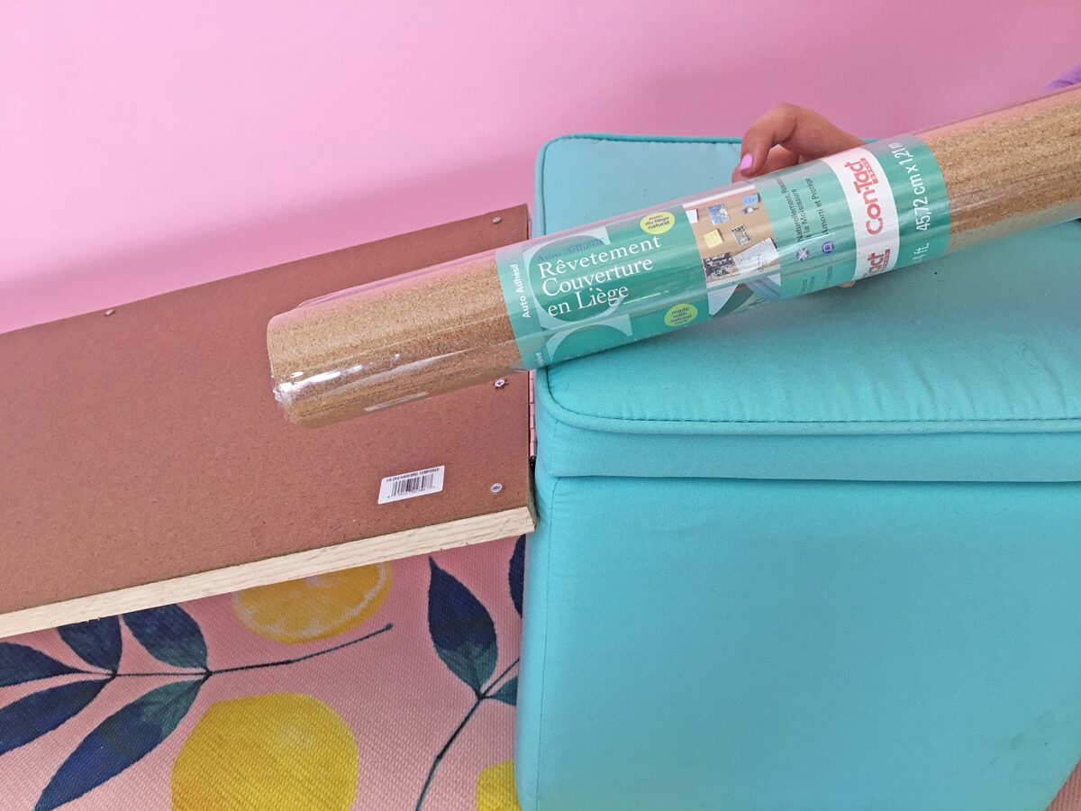 How to build a dog ramp tutorial -  use adhesive cork to give your puppy some grip and avoid them slipping