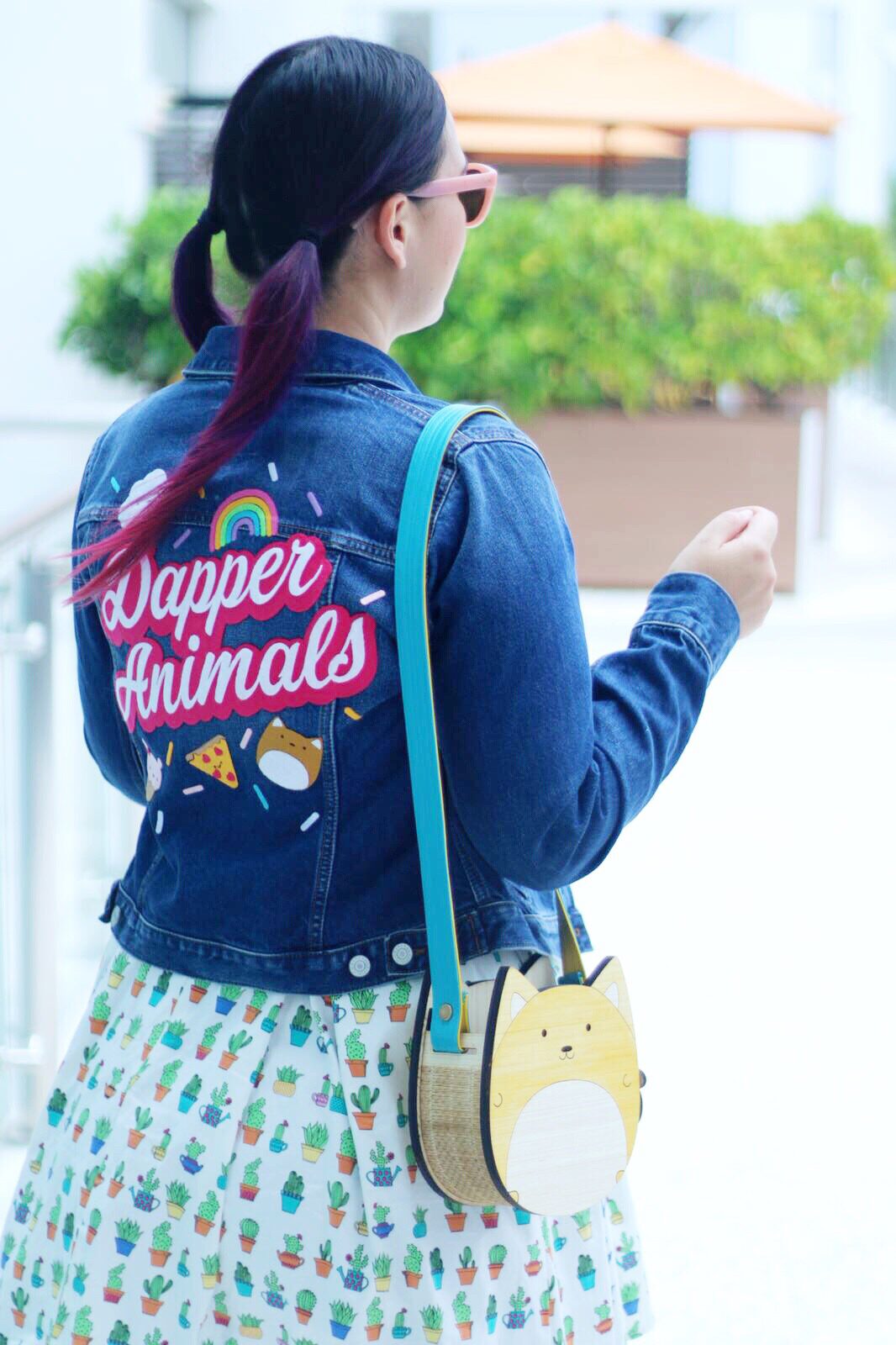 Wooden Cat Purse or Corgi Purse Kawaii Cute