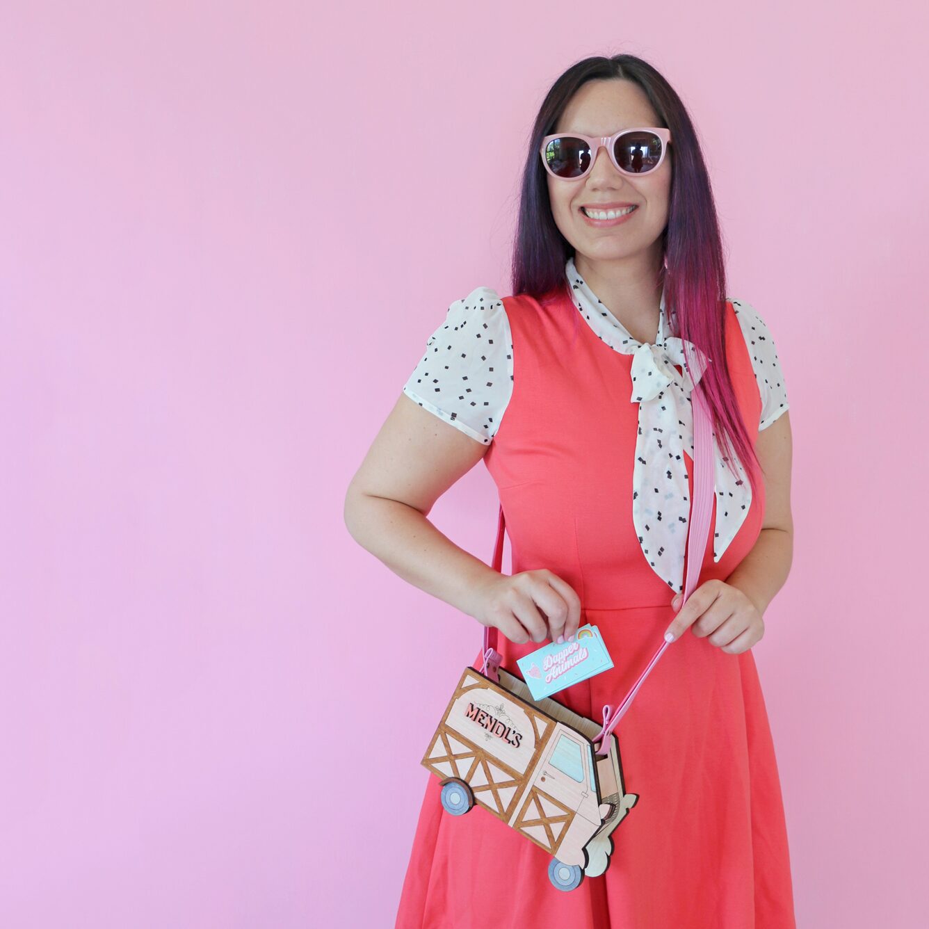 Wes Anderson Inspired Mendls Truck Custom Bag