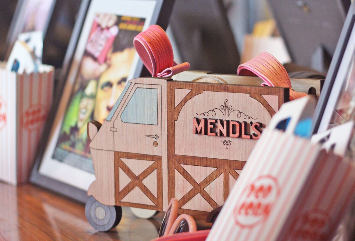 Wes Anderson Inspired Mendls Truck Custom Bag