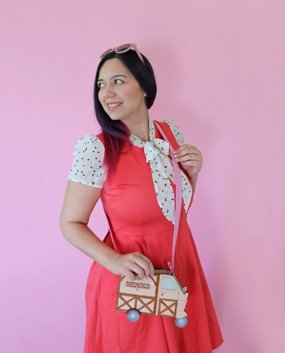 Wes Anderson Inspired Mendls Truck Custom Bag