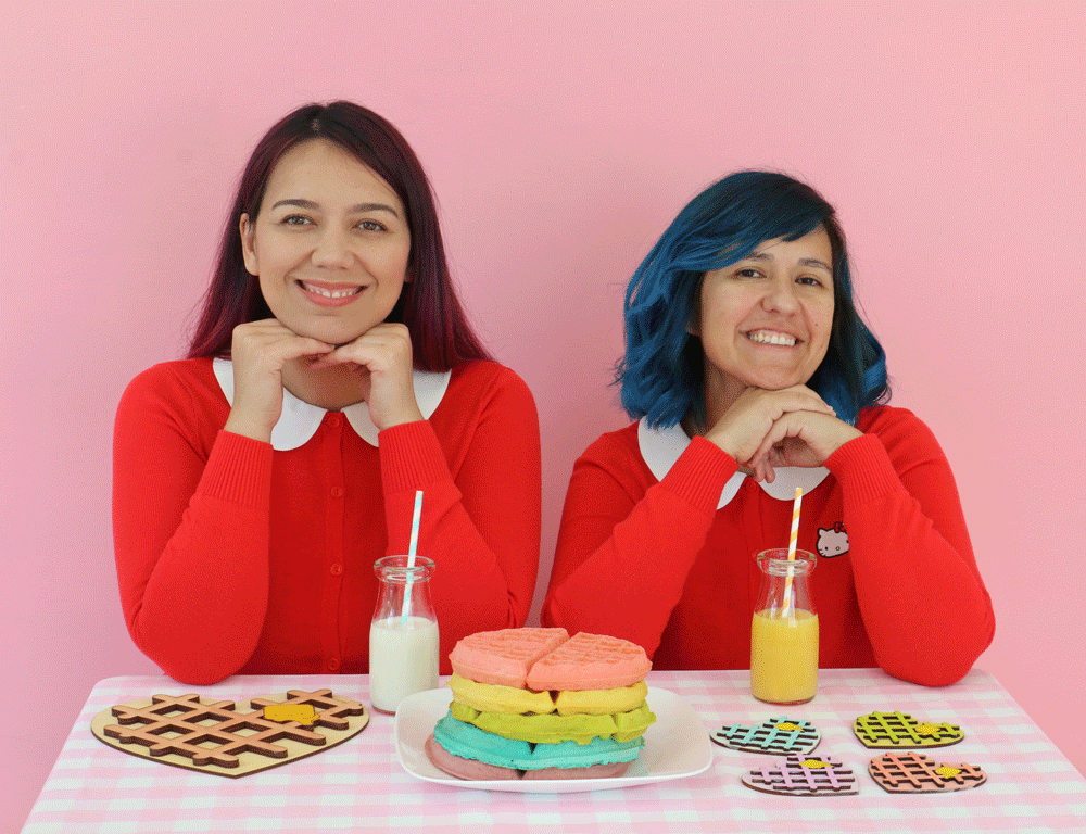Happy Galentines from Dapper Animals! We're celebrating with Rainbow Waffles
