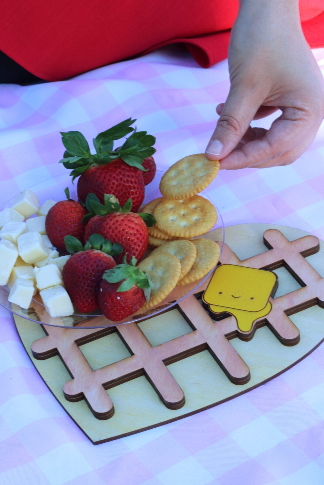 Why you need a trivet at a picnic. Cute Heart Shaped Waffle Trivet. Kawaii.