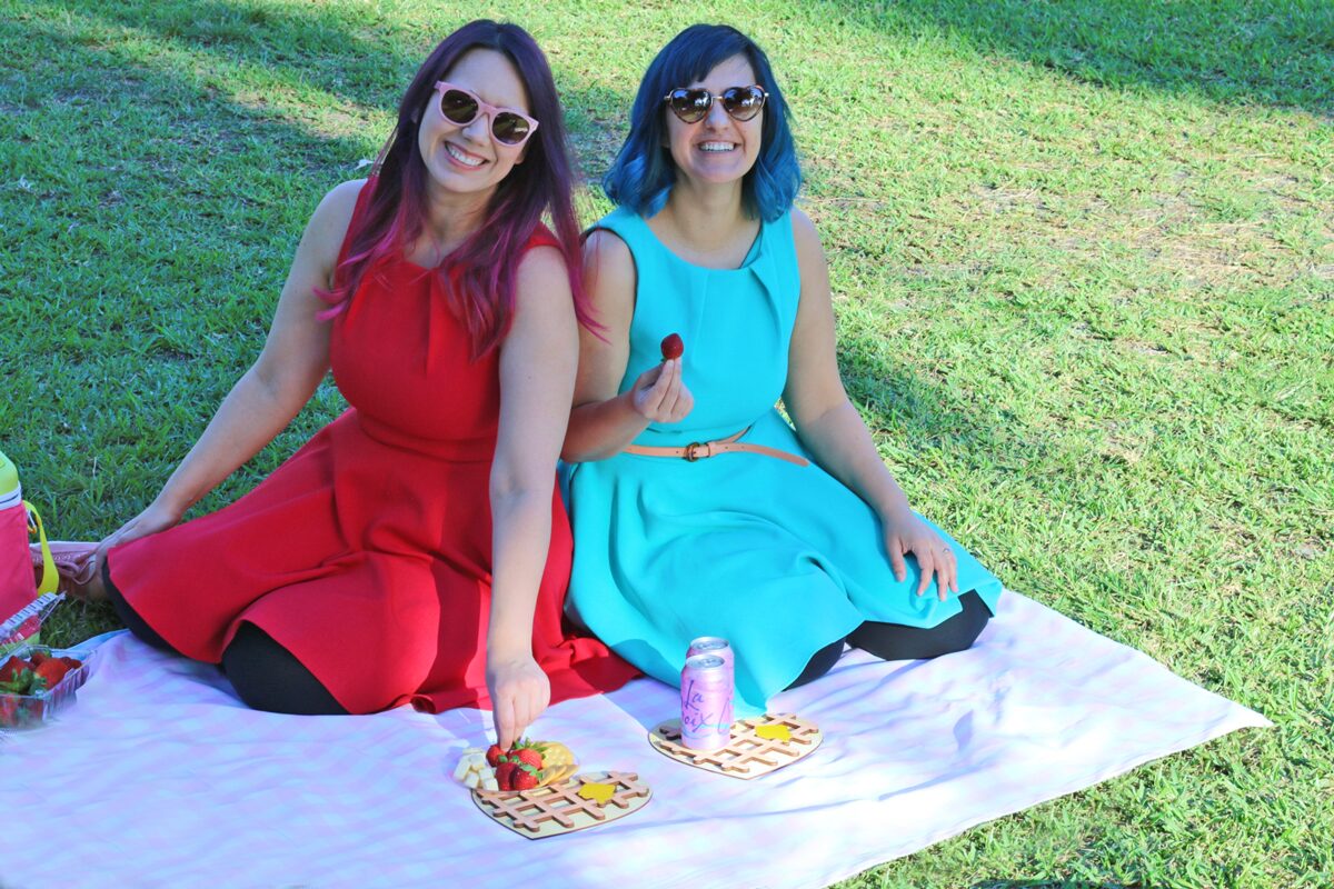 Why you need a trivet at a picnic. Cute Heart Shaped Waffle Trivet. Kawaii.