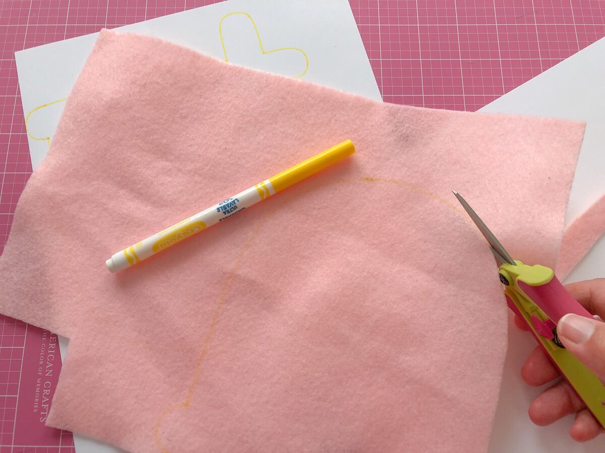 Felt Bubble Tea Banner Tutorial: Cut Felt Pattern Shapes