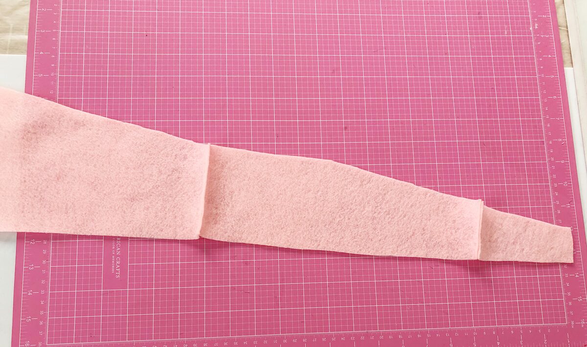 Felt Ice Cream Pin Cushion Tutorial sew felt together
