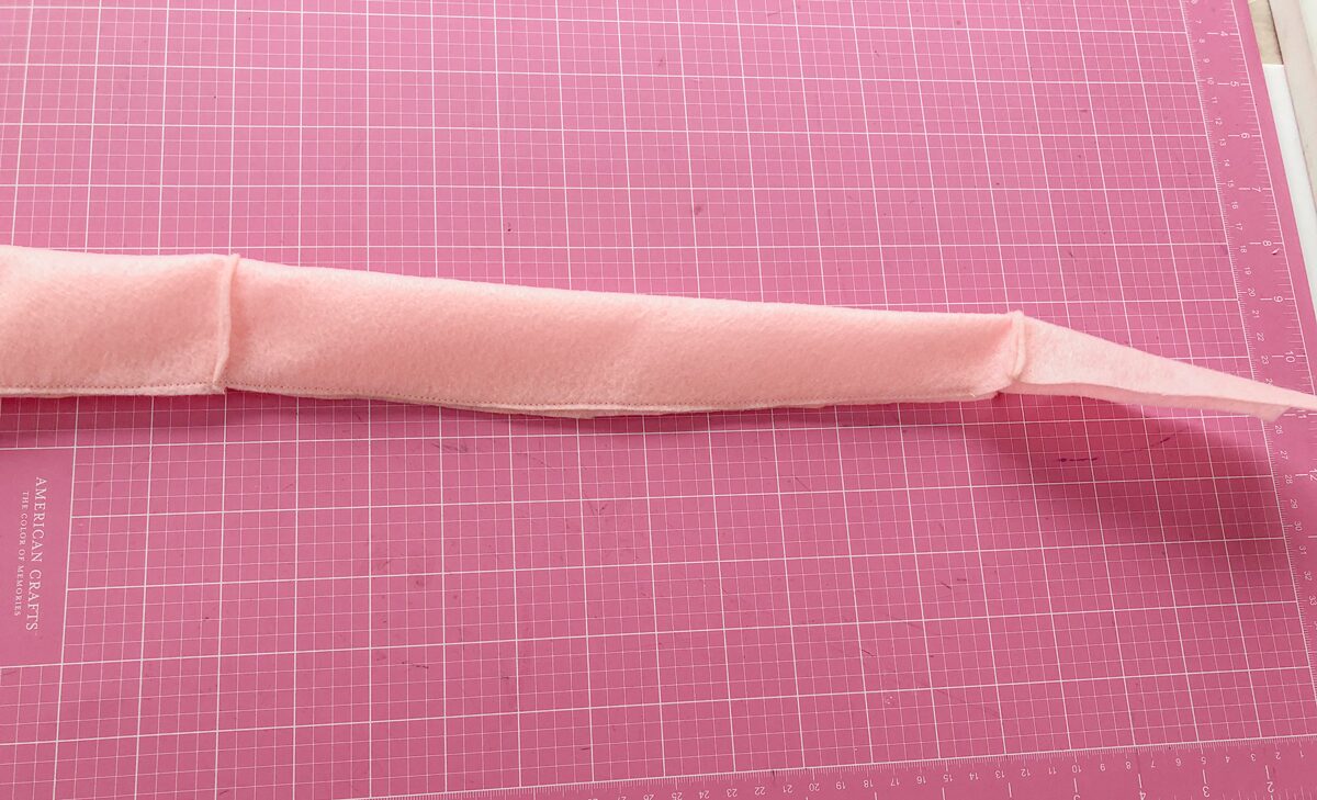 Felt Ice Cream Pin Cushion Tutorial sew felt together