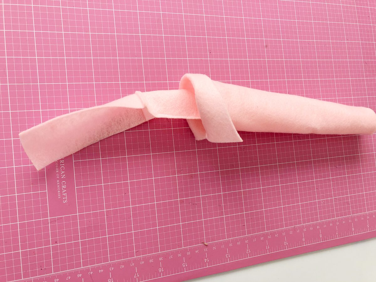 Felt Ice Cream Pin Cushion Tutorial turn sewn felt inside out