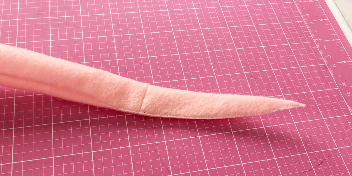 Felt Ice Cream Pin Cushion Tutorial sew soft serve tip shut