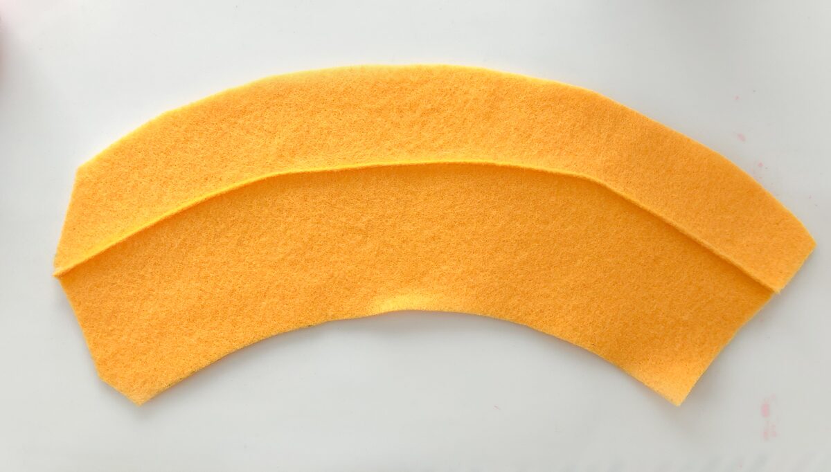 Felt Ice Cream Pin Cushion Tutorial sewn ice cream cone accent